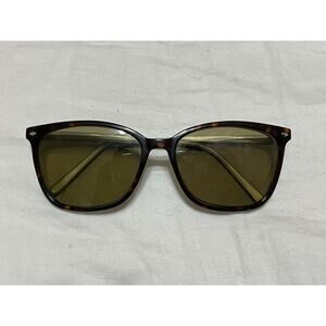 New Via Spiga Brown Amber Blue Tortoise Wayfarer Eyeglasses 350S 550 55 16 135‎